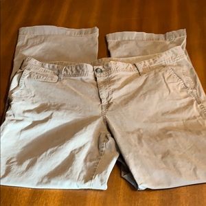 Green/gray khakis by Old Navy